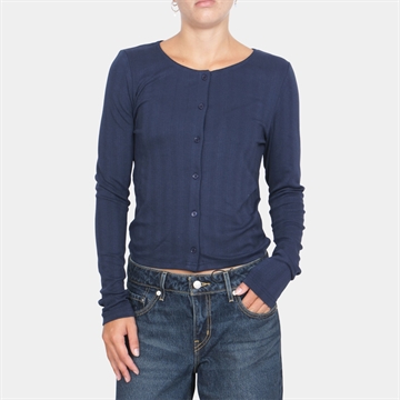 Grunt Prat Needle l/s Cardigan Navy